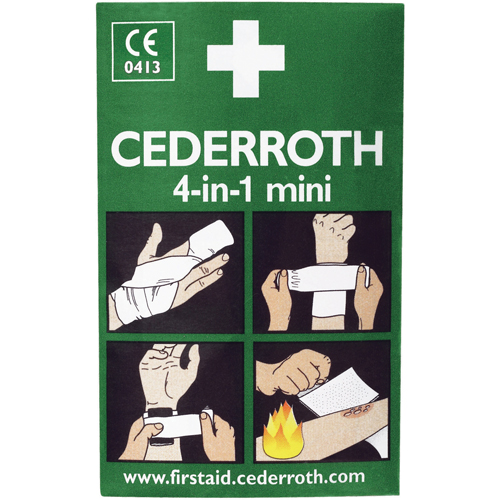 Cederroth 4-in-1 Bloodstopper, 5" L x 3" W Les Fournitures Industrielles Méga
