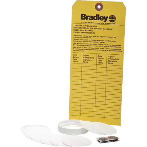 Portable Eyewash Station Inspection Kit Refill Les Fournitures Industrielles Méga