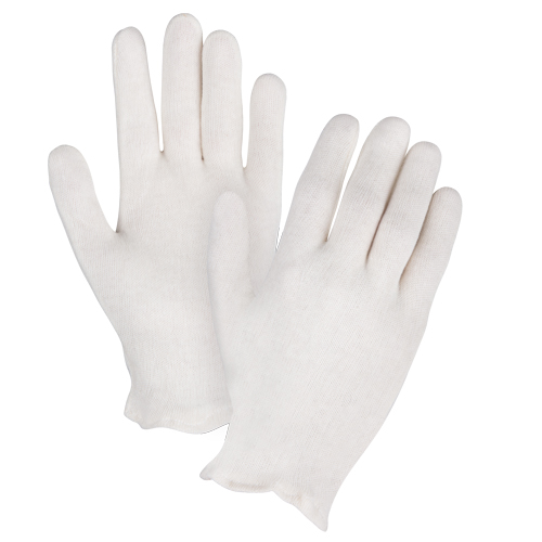 Mediumweight Inspection Gloves, Poly/Cotton, Hemmed Cuff, Ladies Les Fournitures Industrielles Méga