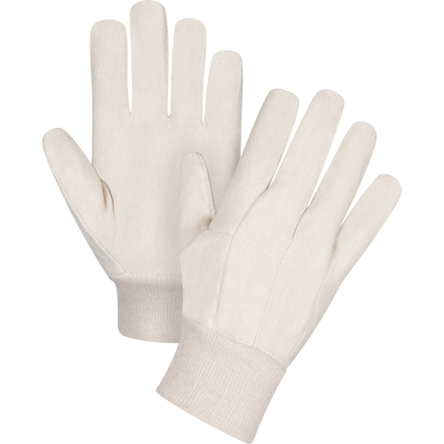 Cotton Canvas Gloves, 7 oz., Large Les Fournitures Industrielles Méga
