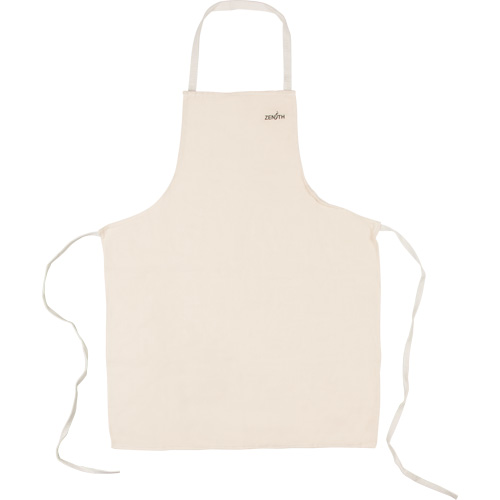 Apron, Cotton, 36" L x 29" W, Natural Les Fournitures Industrielles Méga