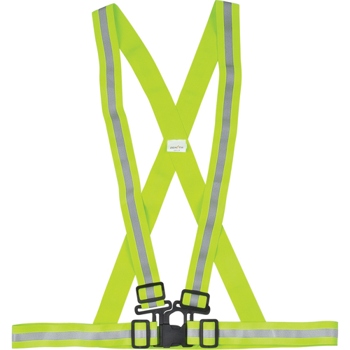 Harnais de s&eacute;curit&eacute; d'usage standard, Jaune lime haute visibilit&eacute;, Couleur r&eacute;fl&eacute;chissante Argent, T-Grand Les Fournitures Industrielles Méga