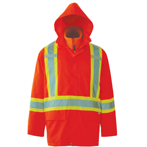 Journeyman 3-in-1 Safety Jackets, Polyester, High Visibility Orange, Small Les Fournitures Industrielles Méga