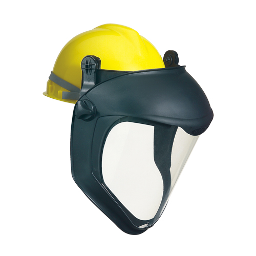 Uvex&reg; Bionic Faceshield with Hardhat Adapter, Polycarbonate Les Fournitures Industrielles Méga