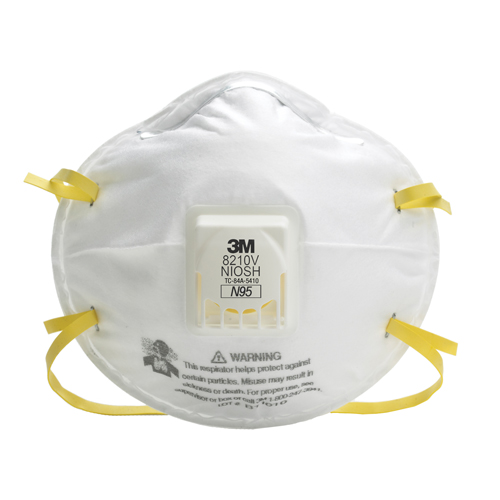 Respirateurs contre les particules 8210V, N95, Certifi&eacute; NIOSH Les Fournitures Industrielles Méga