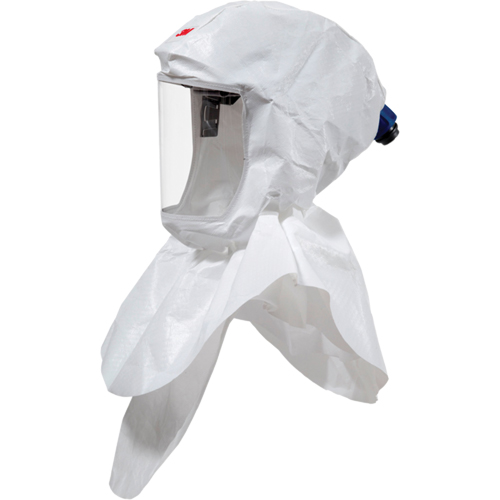 Cagoule Versaflo complet avec col interne et coiffe de premi&egrave;re qualit&eacute;, Universel, Coiffe souple, Bavette Double Les Fournitures Industrielles Méga