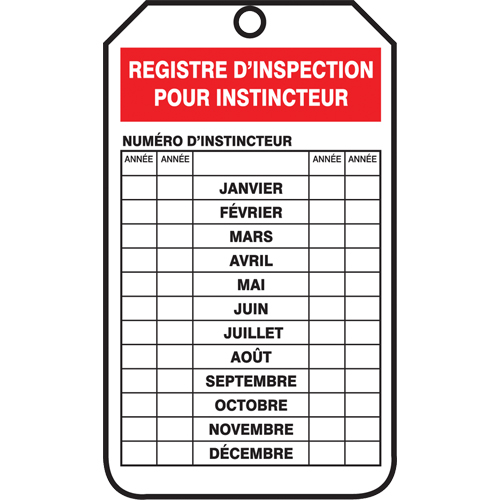 Safety Tags, Cardstock, 3-1/8" W x 5-7/8" H, French Les Fournitures Industrielles Méga