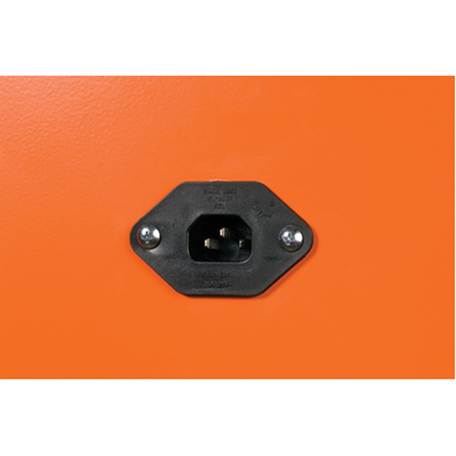 Armoires de rangement pour pr&eacute;paration aux situations d'urgence, Acier, 4 Tablettes, 65" h x 43" la x 18" P, Orange Les Fournitures Industrielles Méga