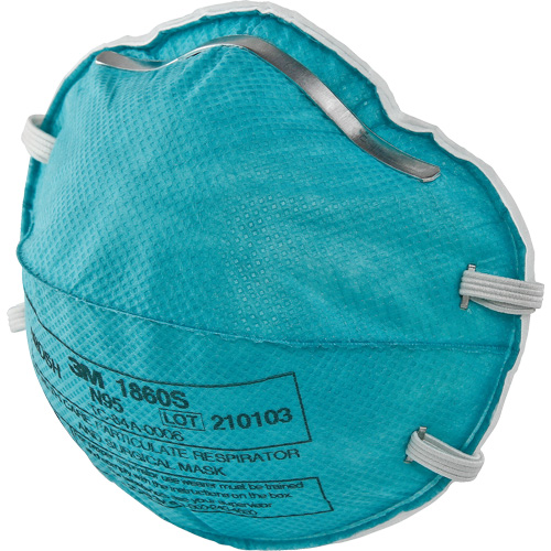 1860S Particulate Healthcare Respirator, N95, NIOSH Certified, Small Les Fournitures Industrielles Méga
