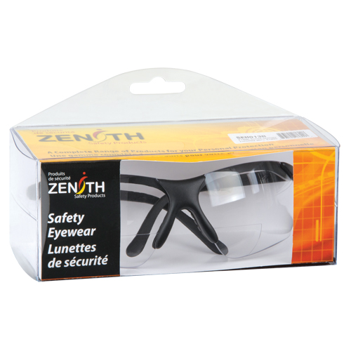 Z1800 Series Reader Safety Glasses, Anti-Scratch, Clear, 1.0 Diopter Les Fournitures Industrielles Méga