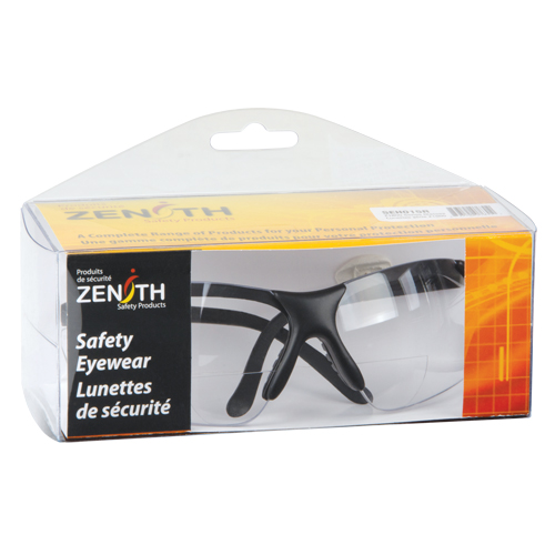 Z1800 Series Reader Safety Glasses, Anti-Scratch, Clear, 2.0 Diopter Les Fournitures Industrielles Méga