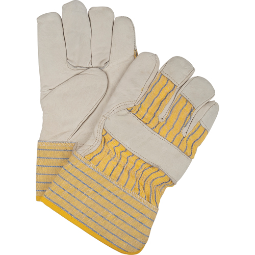 Gants d'ajusteur doubl&eacute;s pour l'hiver &agrave; chaleur sup&eacute;rieure, Grand, Paume en Cuir fleur de vache, Doublure en Thinsulate Les Fournitures Industrielles Méga