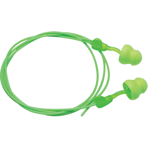 Glide Foam Earplugs, Bulk - Box, Corded Les Fournitures Industrielles Méga