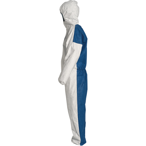 Hooded Coveralls, 4X-Large, Blue/White, Tyvek&reg; 400 D Les Fournitures Industrielles Méga