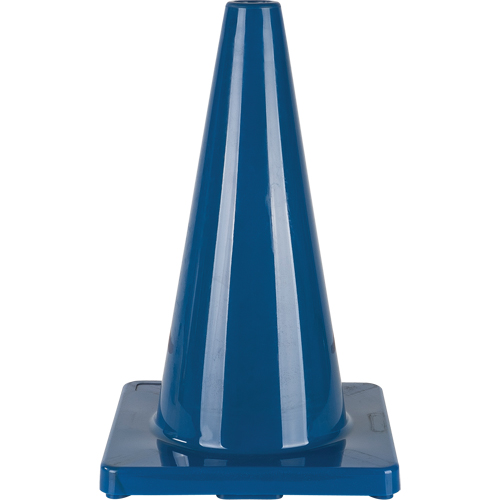 Coloured Traffic Cone, 18", Blue Les Fournitures Industrielles Méga