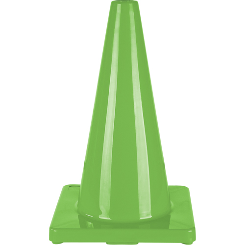 Coloured Traffic Cone, 18", Green Les Fournitures Industrielles Méga