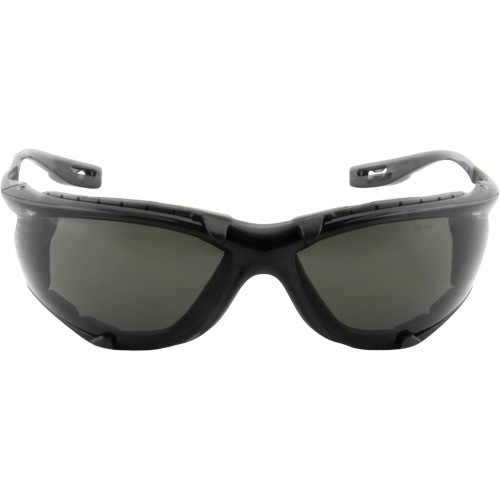Virtua Safety Glasses with Foam Gasket, Grey/Smoke Lens, Anti-Fog, ANSI Z87+/Meets/Exceeds CSA Z94.3 Les Fournitures Industrielles Méga
