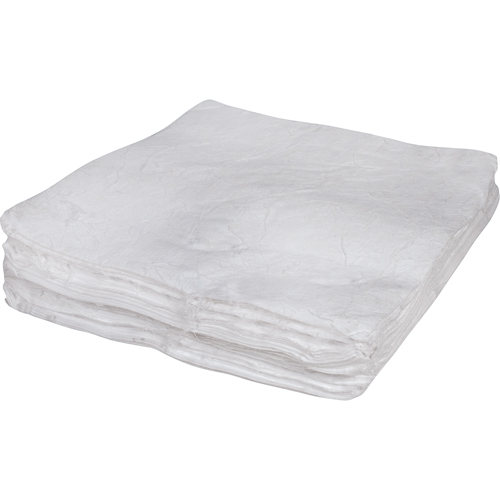 Premium Meltblown Sorbent Pads, Oil Only, 30" x 30", 50 gal. Absorbancy Les Fournitures Industrielles Méga