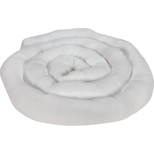 Sorbent Sock, Oil Only, 45 gal. Absorbancy, 3" W x 10' L, Pack of 10 Les Fournitures Industrielles Méga