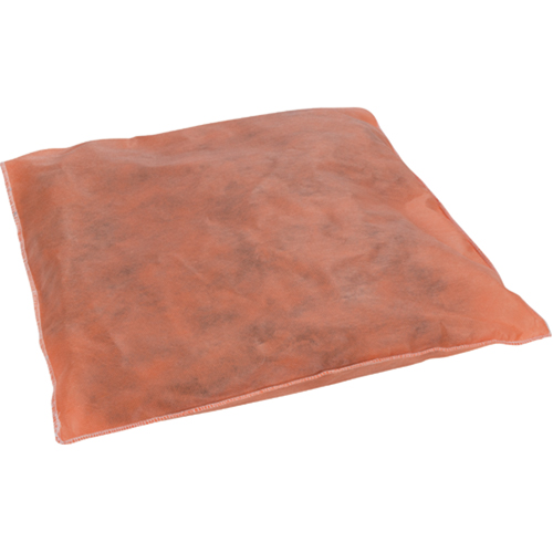 Tampon absorbant, Mati&egrave;res dangereuses, 18" lo x 18" la, 45 gal. absorption/pqt Les Fournitures Industrielles Méga