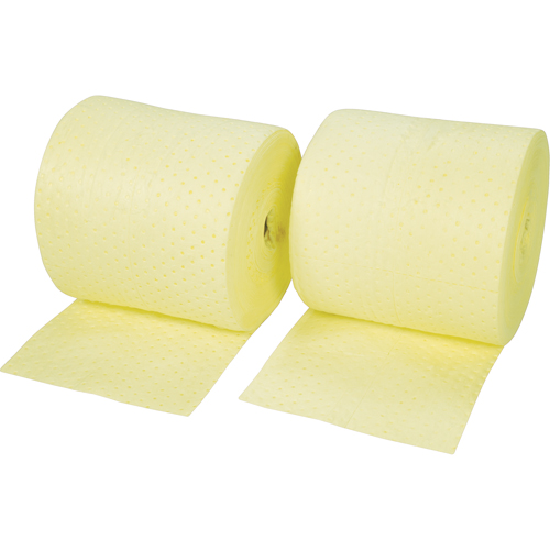 Rouleaux absorbants li&eacute;s de premi&egrave;re qualit&eacute;, Poids moyen, 150' lo x 15" la, Absorption 20 gal. Les Fournitures Industrielles Méga
