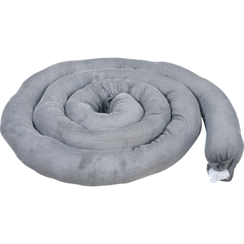 Remblais tubulaires absorbants, Universel, Absorption 40 gal., 3" la x 10' lo, Pqt de 10 Les Fournitures Industrielles Méga