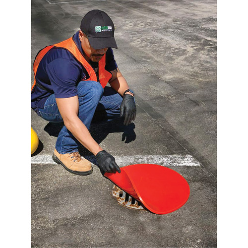 Ultra-Drain Seals&reg; Mats, Circular, 12" dia. Les Fournitures Industrielles Méga
