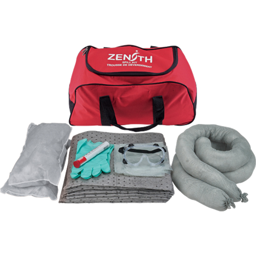 Trousse de lutte contre les d&eacute;versements pour v&eacute;hicules, Universel, Sac, Absorbance de 10 gal. US Les Fournitures Industrielles Méga
