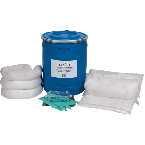 Truck Spill Kit, Oil Only, Drum, 10 US gal. Absorbancy Les Fournitures Industrielles Méga
