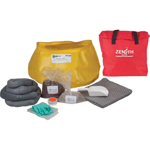 Trousse de lutte contre les d&eacute;versements pour l'ouest du canada, Universel, Sac, Absorbance de 17 gal. US Les Fournitures Industrielles Méga