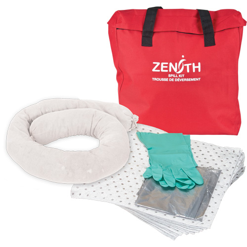 Spill Kit, Oil Only, Bag, 5 US gal. Absorbancy Les Fournitures Industrielles Méga
