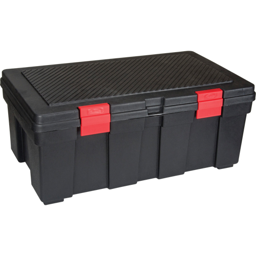 Water Resistant Storage Container, 33" W x 19" D x 13" H, Black Les Fournitures Industrielles Méga