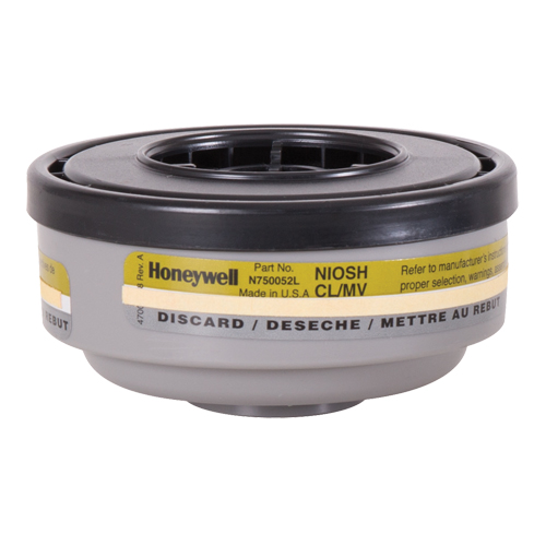 North&reg; N Series Respirator Cartridges, Gas/Vapour Cartridge, Mercury Vapour/Chlorine Gas Les Fournitures Industrielles Méga