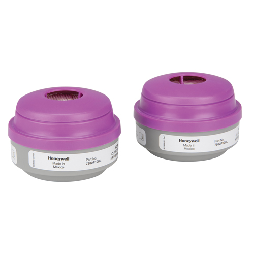 North&reg; N Series Respirator Cartridges, Gas/Vapour Cartridge, Acid Gas/P100 Les Fournitures Industrielles Méga