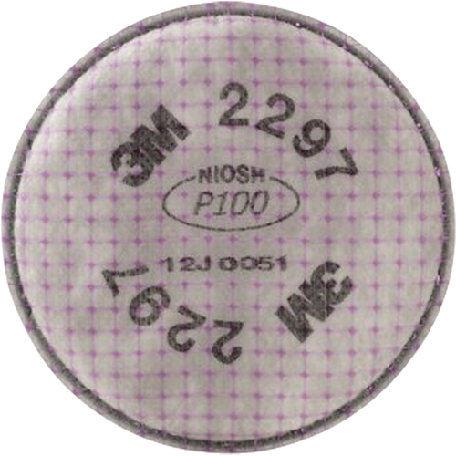 Pr&eacute;filtres pour respirateurs s&eacute;rie 2200, Filtre contre les particules, Vapeurs organiques/P100 Les Fournitures Industrielles Méga