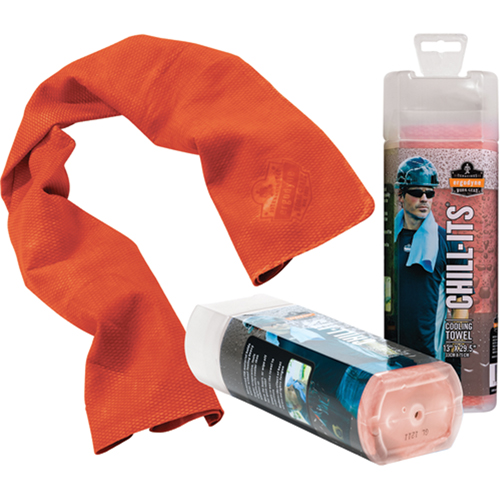 Chill-Its&reg; 6602 Cooling Towels, Hi-Vis Orange Les Fournitures Industrielles Méga