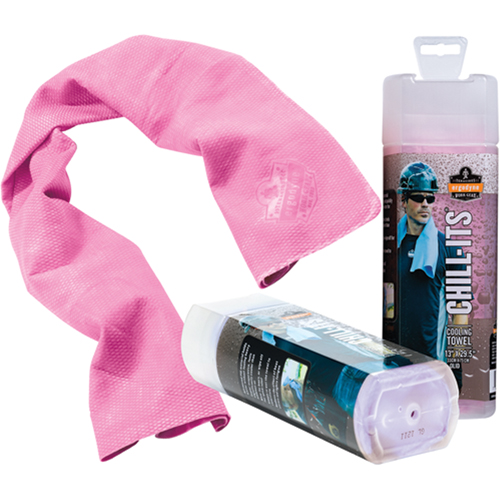 Chill-Its&reg; 6602 Cooling Towels, Pink Les Fournitures Industrielles Méga