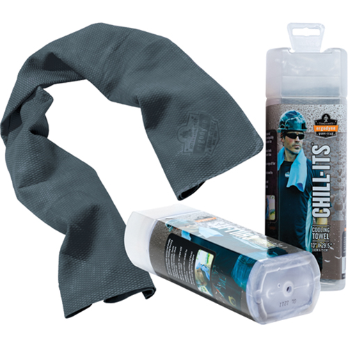Chill-Its&reg; 6602 Cooling Towels, Grey Les Fournitures Industrielles Méga
