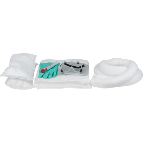 10-Gallon Vehicle Spill Replacement Kit, Oil Only Les Fournitures Industrielles Méga