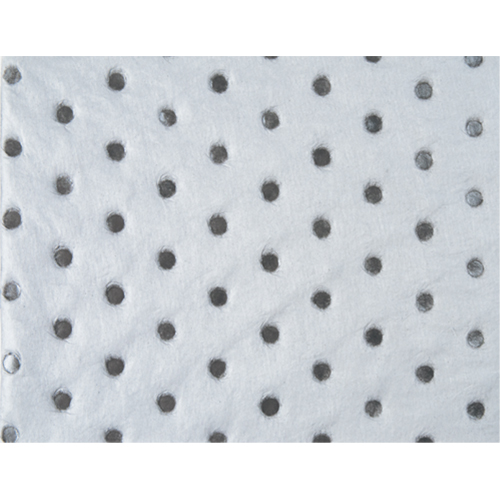 Industrial-Grade Fine Fibre Sorbent Pads, Oil Only, 15" x 17", 40 gal. Absorbancy Les Fournitures Industrielles Méga
