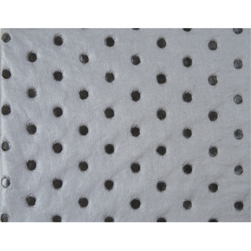 Industrial-Grade Fine Fibre Sorbent Pads, Universal, 15" x 17", 40 gal. Absorbancy Les Fournitures Industrielles Méga