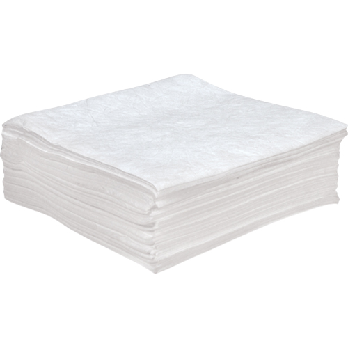 Premium Anti Static Sorbent Pads, Oil Only, 30" x 30", 55 Gal. Absorbancy Les Fournitures Industrielles Méga