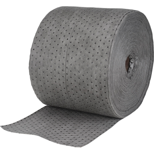 Absorbants pour zones de circulation &eacute;lev&eacute;e, Lourd, 150' lo x 15" la, Absorption 30 gal. Les Fournitures Industrielles Méga