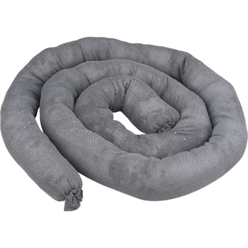 Remblais tubulaire absorbant, Universel, Absorption 65 gal., 3" la x 8' lo, Pqt de 20 Les Fournitures Industrielles Méga