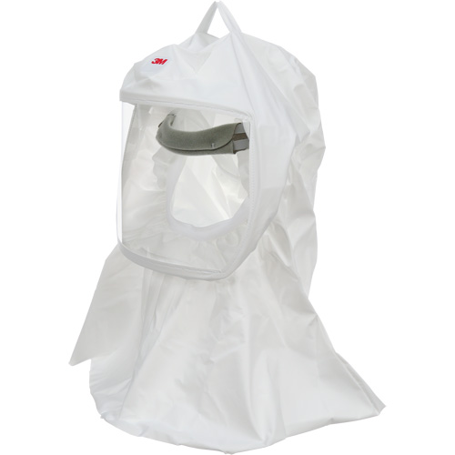 Cagoule Versaflo de haute durabilit&eacute; avec coiffe int&eacute;gr&eacute;e, Grand/Moyen, Coiffe souple, Bavette Simple Les Fournitures Industrielles Méga