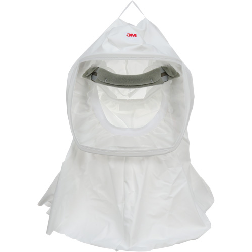 Cagoule Versaflo de haute durabilit&eacute; avec coiffe int&eacute;gr&eacute;e, Grand/Moyen, Coiffe souple, Bavette Simple Les Fournitures Industrielles Méga