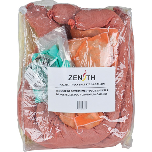 Trousse de lutte contre les d&eacute;versements pour camion, Mati&egrave;res dangereuses, Sac, Absorbance de 10 gal. US Les Fournitures Industrielles Méga