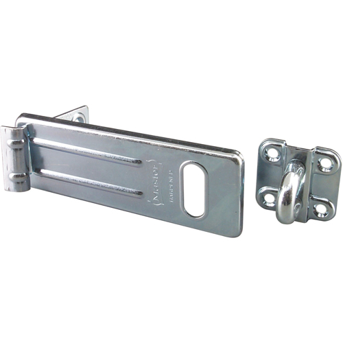 General Security Hardened Steel Hasp, Silver Les Fournitures Industrielles Méga