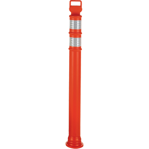 Poteaux d&eacute;lin&eacute;ateurs Ez-Grab, 42" h, Orange Les Fournitures Industrielles Méga