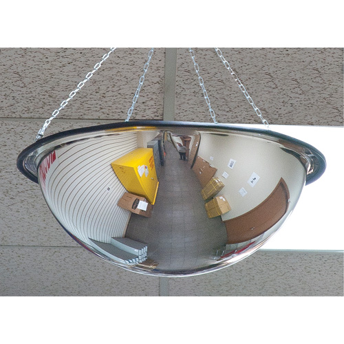 360° Dome Mirror, Full Dome, Open Top, 20" Diameter Les Fournitures Industrielles Méga